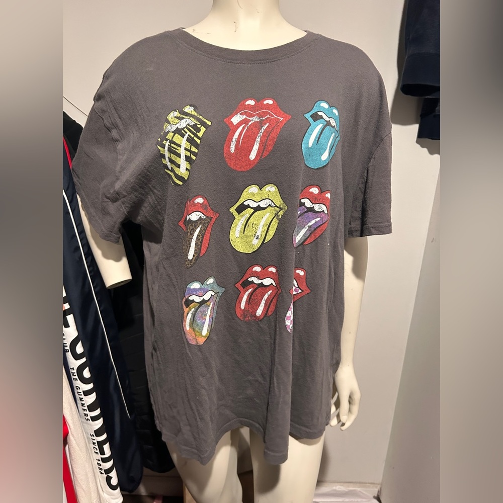 Rolling Stones distressed t shirt